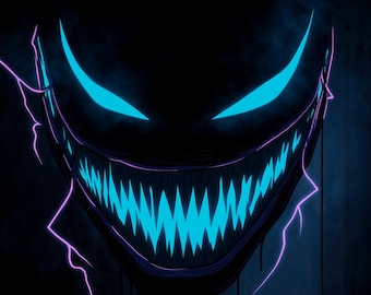 Minimal Mouth Smile Mobile Wallpaper: 9 Abstract Character 4K Backgrounds (Digital Download)