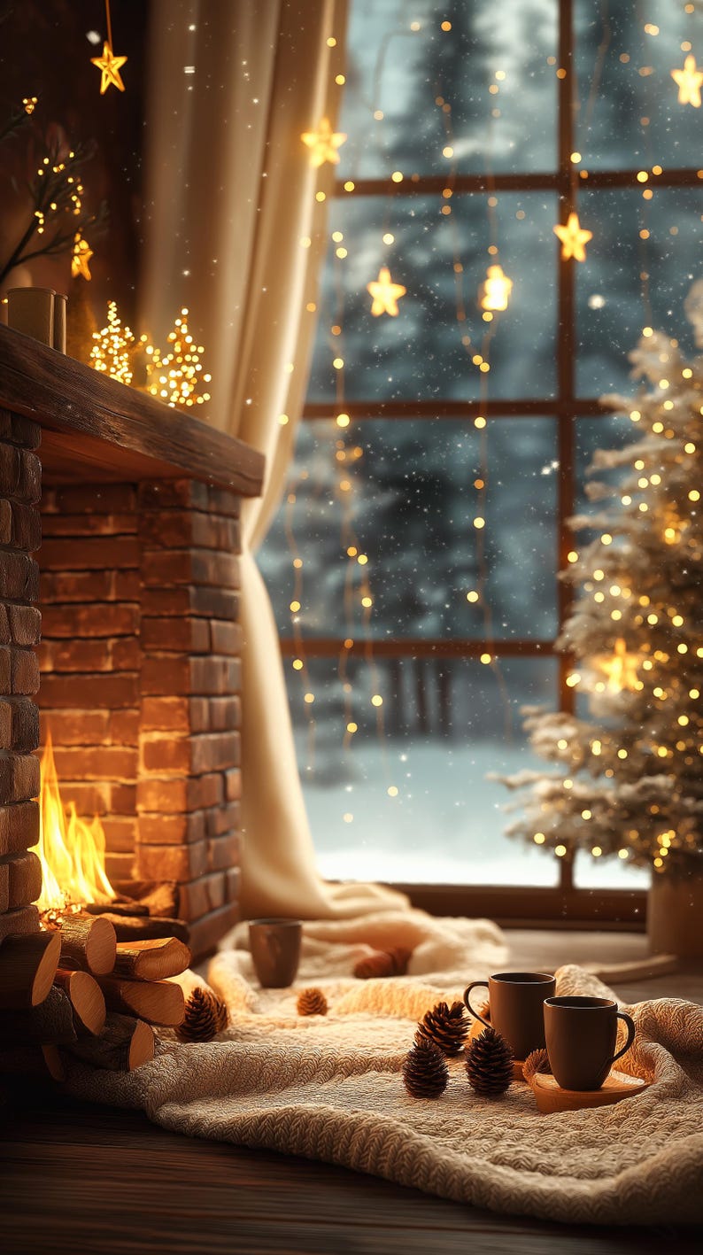 Cozy Winter Scenes Mobile Wallpaper: 5 Festive Hygge 4K Backgrounds ...