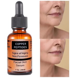 Sérum pour le visage aux peptides de cuivre facteur intensif défiant le temps de la peau 1 oz image 3