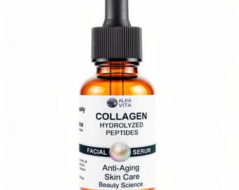 Collagen Hydrolyzed Peptides Facial Serum Anti-aging 1 oz