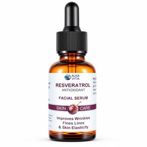 Suero facial antioxidante con resveratrol que mejora las arrugas y líneas de expresión. 28 g (1 oz). imagen 1