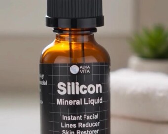 Siliciumvloeistof Instant gezichtslijnverkleiner en huidhersteller 1 oz