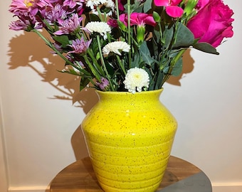 Vase for Flowers, Stoneware Pottery