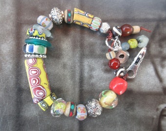 CHUNKY BOHO CHIC African Trade beads Bracelet hippie urban Harriet Love Jewelry Ethnic Fashion Unisex Bracelet