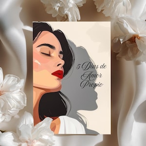 Diario imprimible de 5 días de amor propio / Reflexiones guiadas (descarga digital)