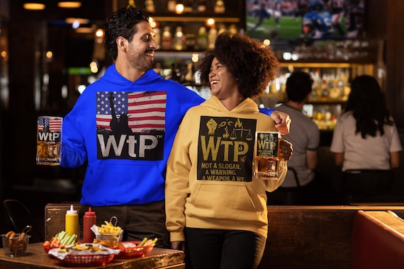 Bold Statement Hoodie | WTP Design, Unisex Sweatshirt, Gift for Friends, Casual Wear, Everyday Comfort