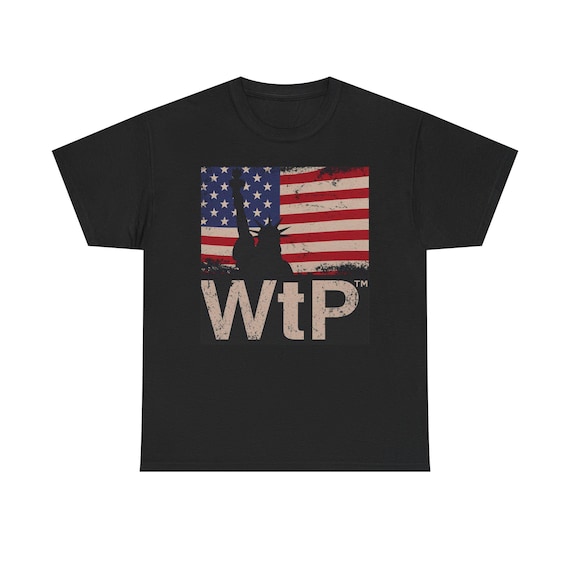 Vintage American Flag WtP - Unisex Heavy Cotton