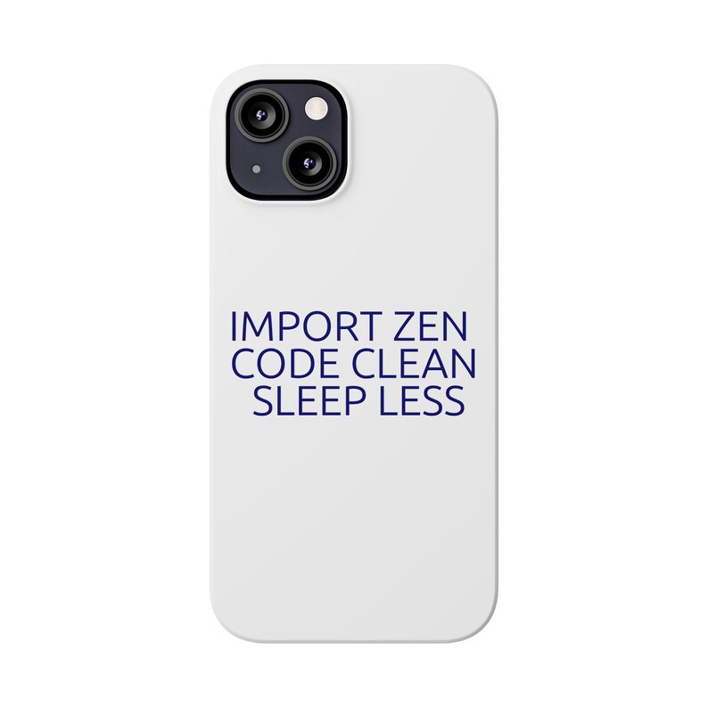 Midnight Python Developer Phone Case - Modern Python Coder Occasion Gift image 2