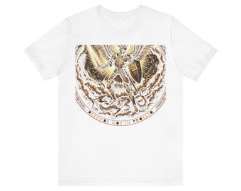Archangel Michael Divine Warrior T-Shirt - Celestial Divine Warrior Guardian Ang