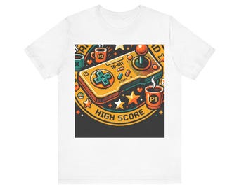 Level 99 Gamer Dad T-Shirt - Funny Arcade High Score Father's Day Gift