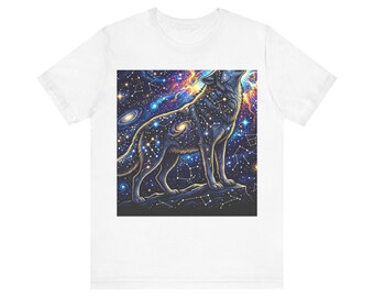 Astral Stardust Wolf T-Shirt - Breathtaking Cosmic Galaxy Wolf Occasion Gift