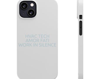Stoic HVAC Technician Phone Case - Hardcore Blue Collar Occasion Gift