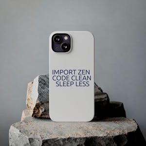 Midnight Python Developer Phone Case - Modern Python Coder Occasion Gift image 5