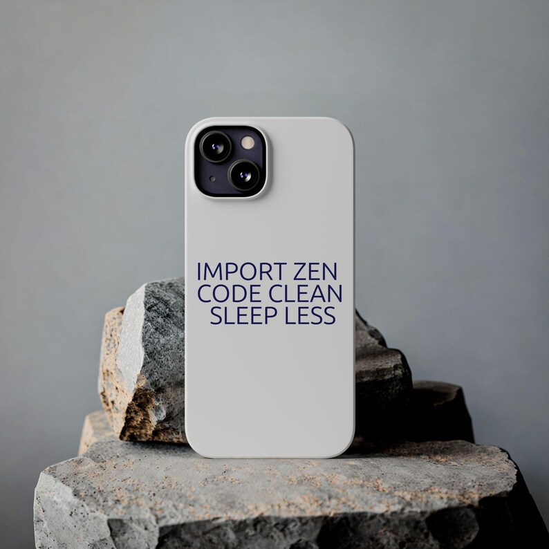 Midnight Python Developer Phone Case - Modern Python Coder Occasion Gift image 5