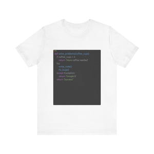 Funny Python Developer Code Shirt - Programmer Coffee Meme