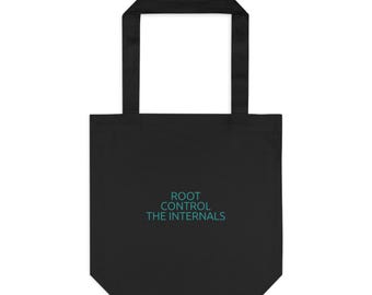 Stoic Linux Sysadmin Canvas Tote - Gift for Developer Graduates