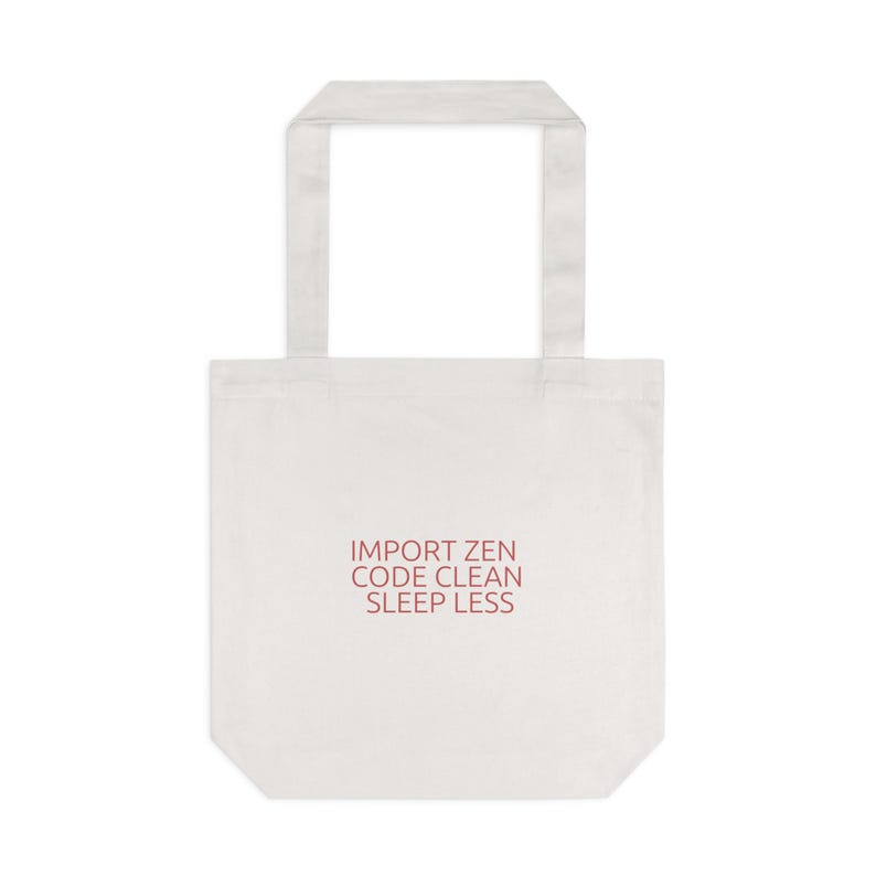 Borsa in tela stile "Frozy Python Developer" - Regalo vintage per programmatori Python immagine 2
