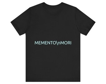 Memento Mori Cyberpunk Shirt - Stoic Future Aesthetic Tee