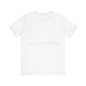 Plants and Python Shirt - Botanical Coding Aesthetic for Devs