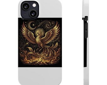 Renaissance Gold Phoenix Phone Case - Breathtaking Mythological Gold Foil Gift