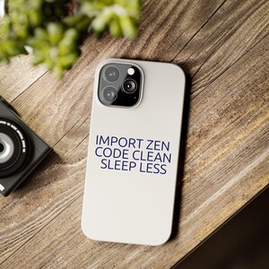 Midnight Python Developer Phone Case - Modern Python Coder Occasion Gift image 14
