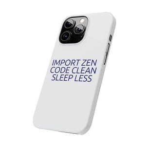 Midnight Python Developer Phone Case - Modern Python Coder Occasion Gift image 8