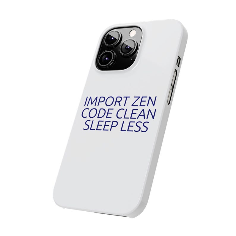 Midnight Python Developer Phone Case - Modern Python Coder Occasion Gift image 8