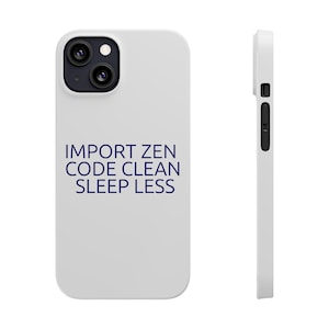 Midnight Python Developer Phone Case - Modern Python Coder Occasion Gift