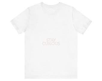 Stay Curious Vintage Aesthetic Shirt - Dark Academia Library Tee Shirt - Aesthetic STAY CURIOUS Gift