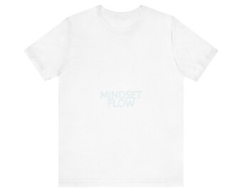 Mindset Flow Abstract Shirt - Patina Blue Meditation Tee