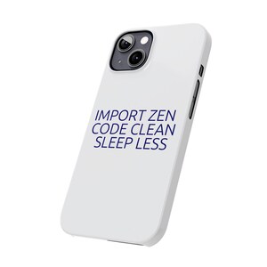 Midnight Python Developer Phone Case - Modern Python Coder Occasion Gift image 3