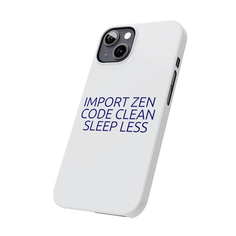 Midnight Python Developer Phone Case - Modern Python Coder Occasion Gift image 3