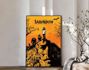 Labyrinth Movie Posters | Canvas Prints | Movie Wall Decor | Home Theater Decor | Recommended Movie Lover Gifts