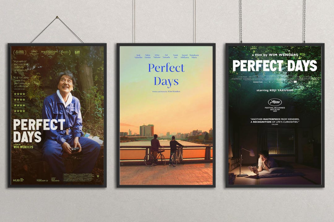 Perfect Days (2023) Classic Movie Posters | Canvas Prints | Movie