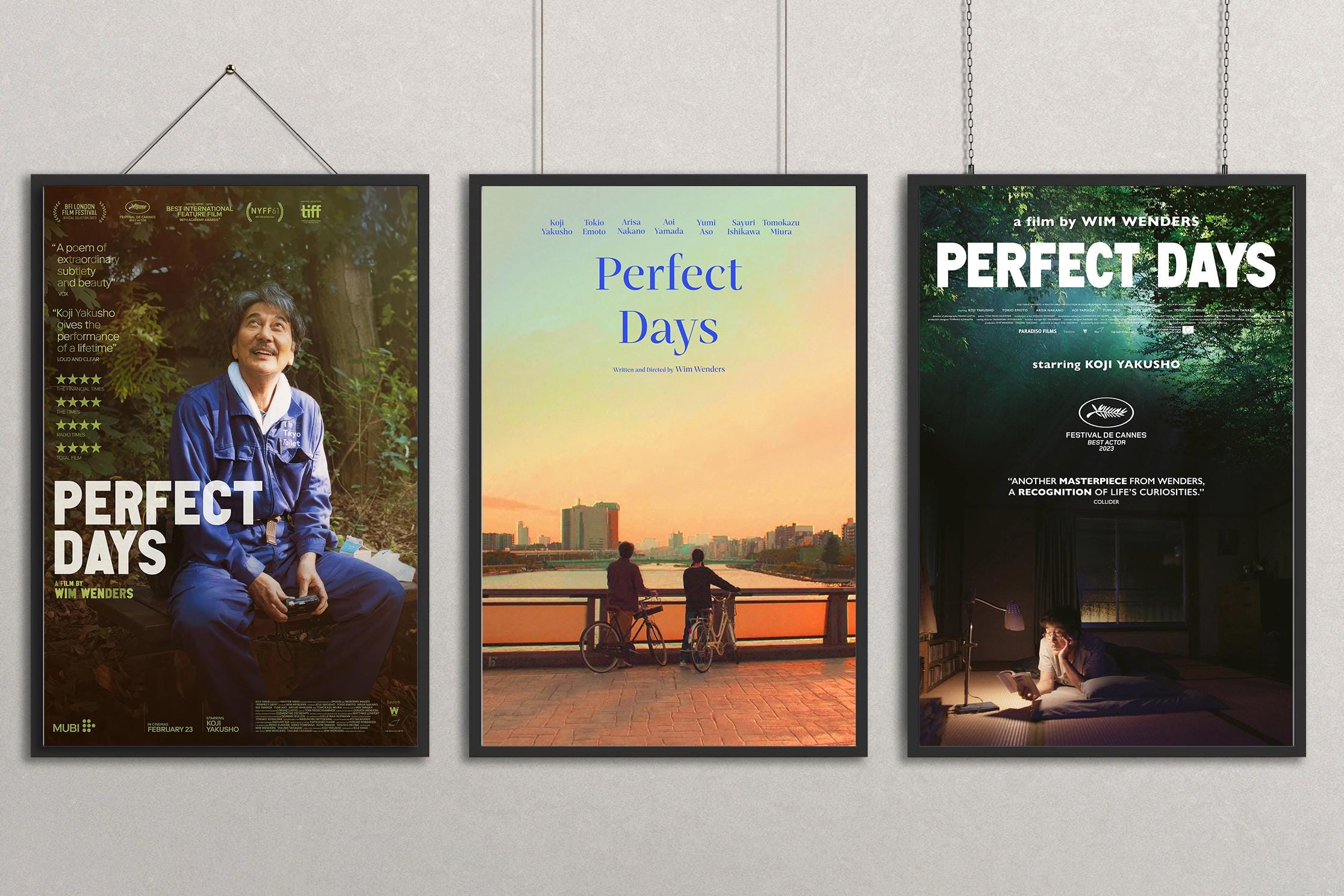 Perfect Days (2023) Classic Movie Posters | Canvas Prints | Movie