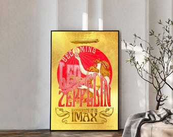 Becoming Led Zeppelin (2025) Classic Movie Posters | Canvas Prints | Movie Wall Decor | Home Theater Decor | Recommended Movie Lover Gifts