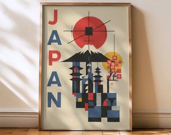 ヴィンテージ日本旅行ポスターセット | レトロな日本観光 | アート