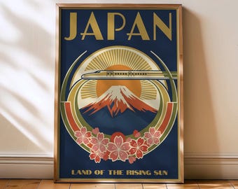 ヴィンテージ日本旅行ポスターセット | レトロな日本観光 | アート
