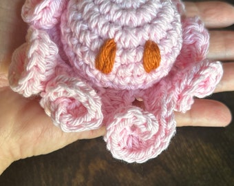 Octopus buddy stuffed toy pink