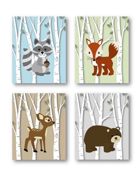 animal nursery art