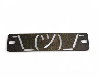 Apagar placa de carro do Shrug Guy