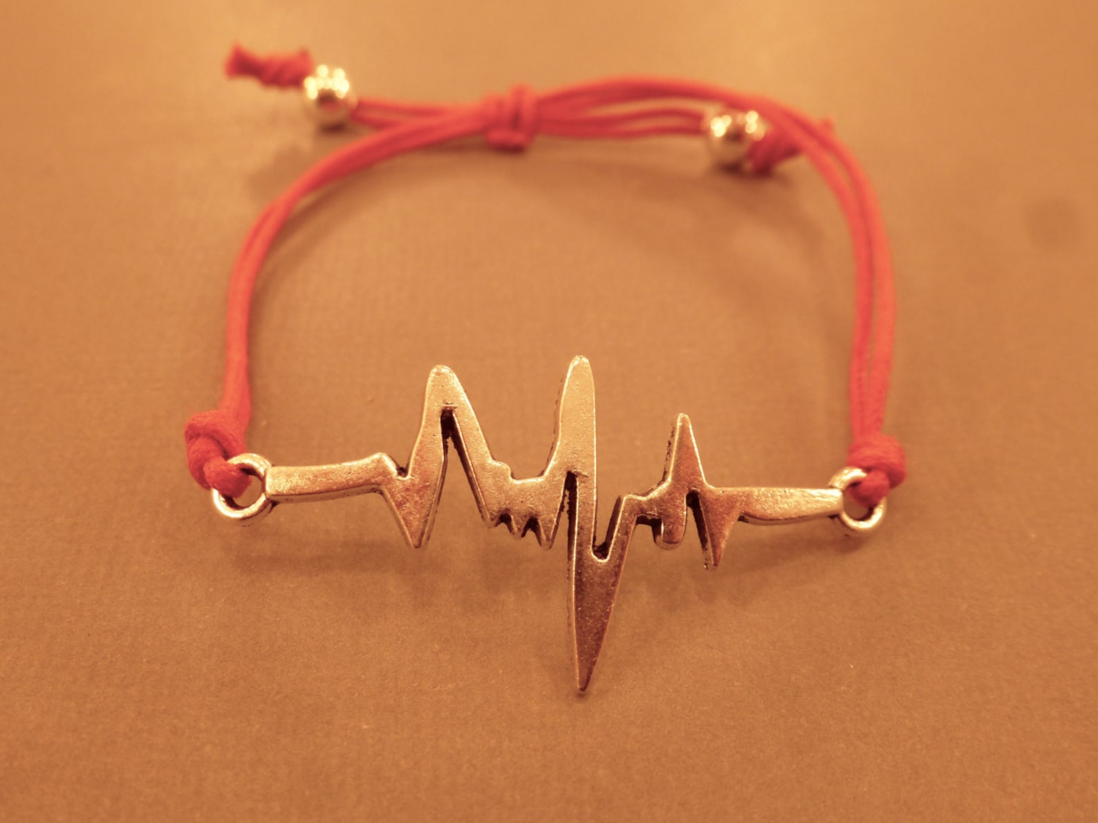 Heart Beat Bracelet Adjustable Heart Beat Bracelet Colour Etsy