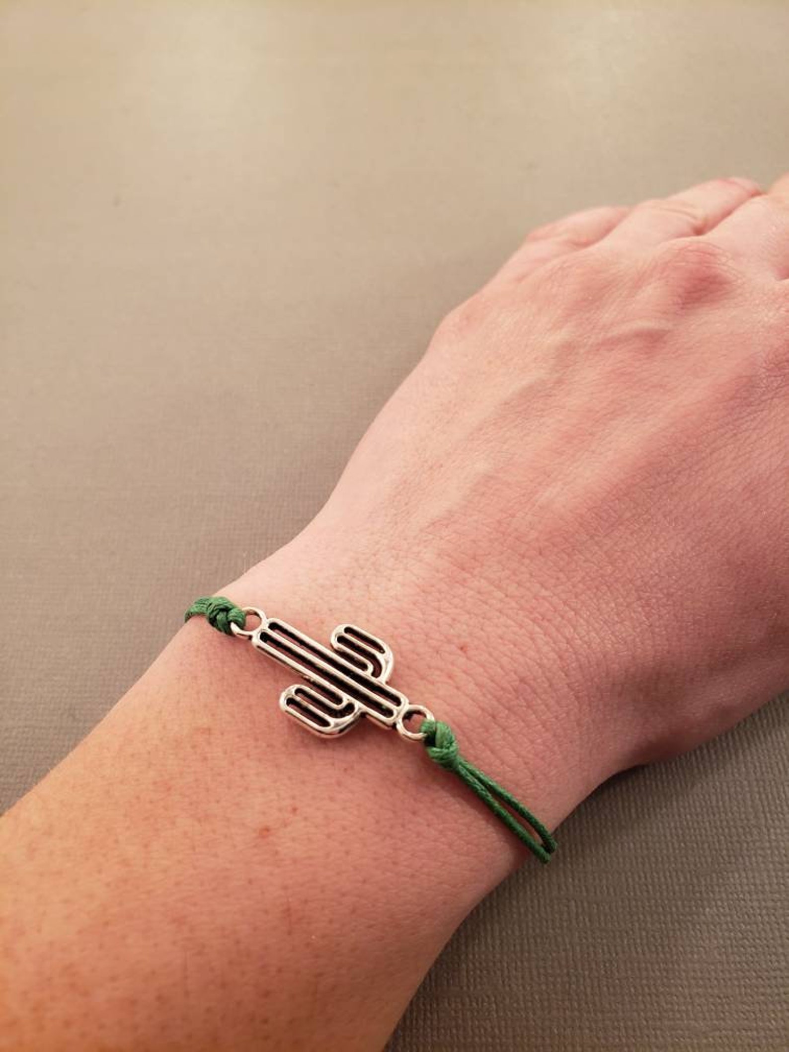 Ceramic and Pearl Cactus Bracelet