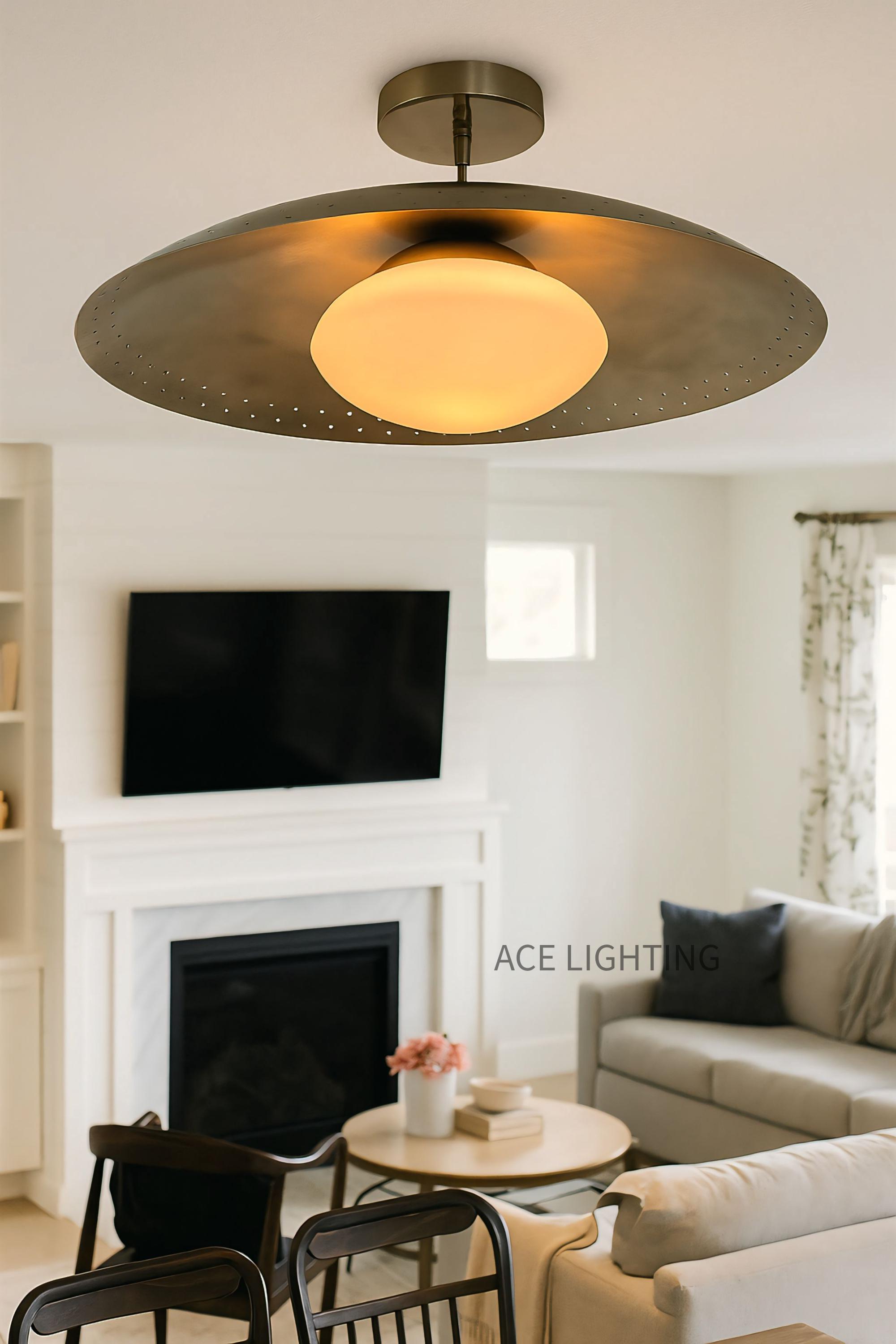 Modern 8-Light Gold Chandelier With White Glass Globe Shades For Dining Room, Living Room, Or Bedroom (Bulbs Not Included - View #8