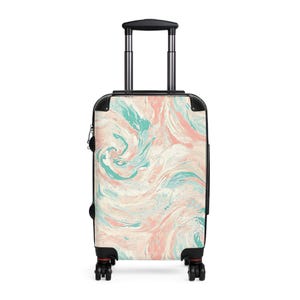Trendy Suitcase, Stylish Travel Luggage, Unique Carry-On, Fashionable Baggage, Vacation Essentials