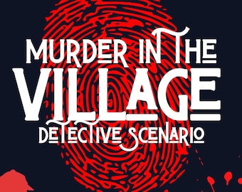 Interactive Murder Mystery Party Game: Kuyubaşı Village Crime (Digital Download)