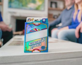 Flip 7 Style Card Game Printable | Digital Download with Rules PDF