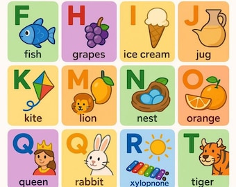 Alphabet Coloring Pages Bundle: A-Z Printable Learning (PDF Download)