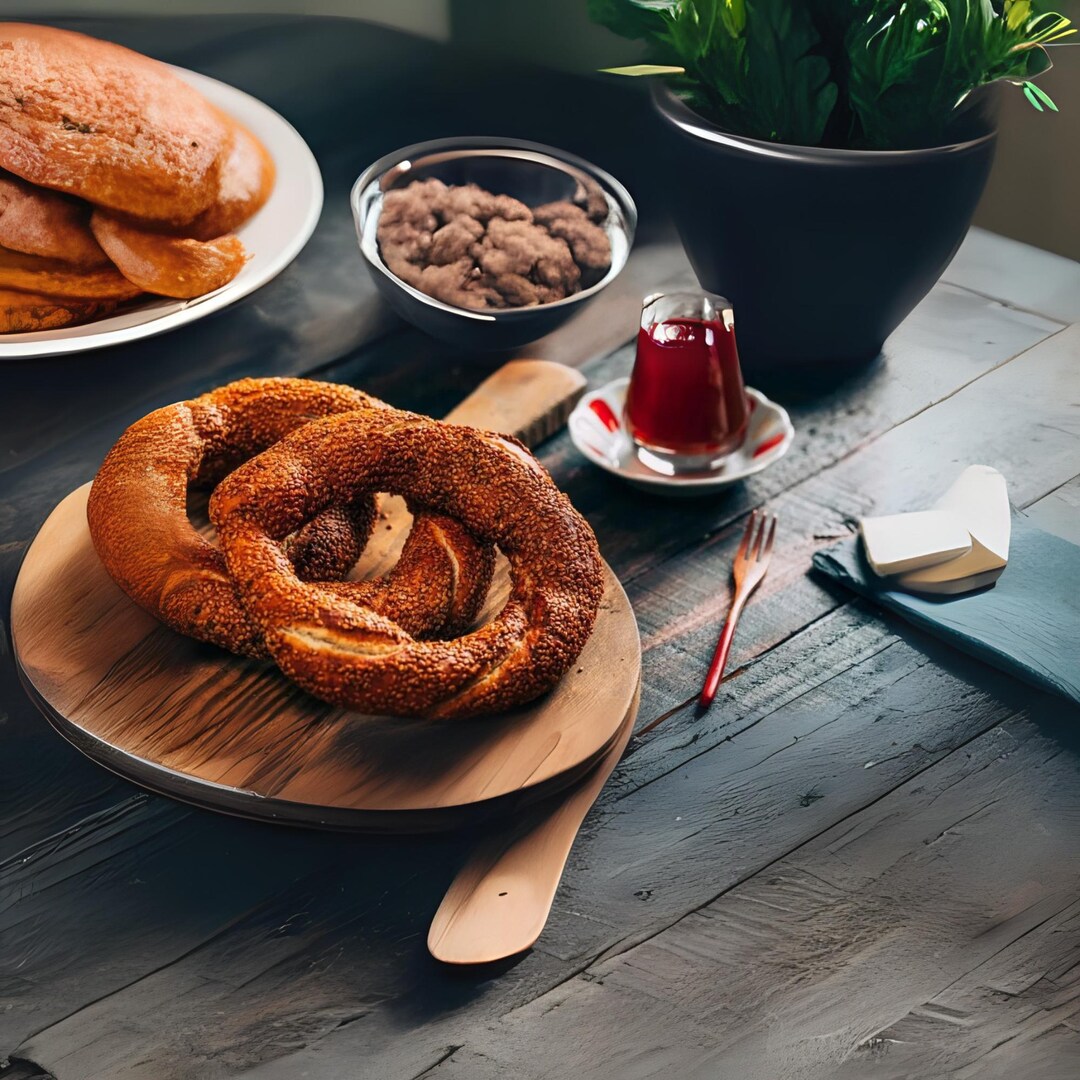 Turkish Simit: Traditional Sesame Bagel Rings - Authentic Anatolian ...