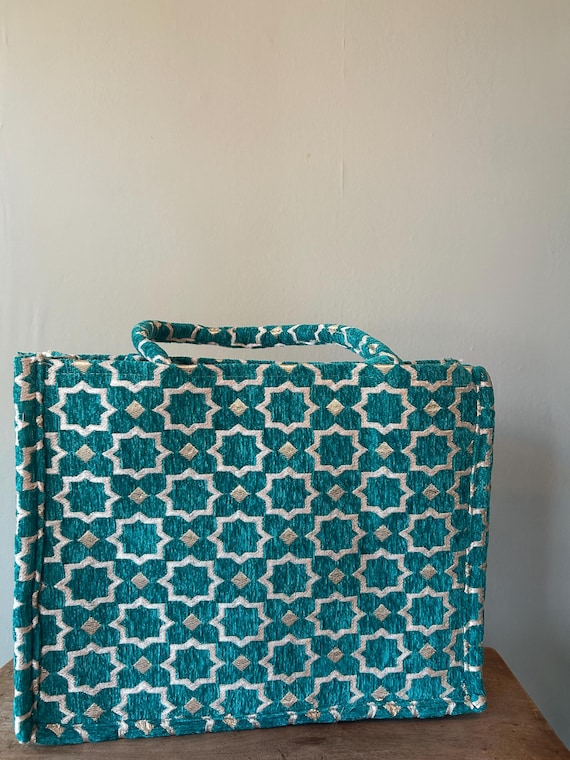 shopper | geometrisch patroon | stevige tote bag | ruime tas